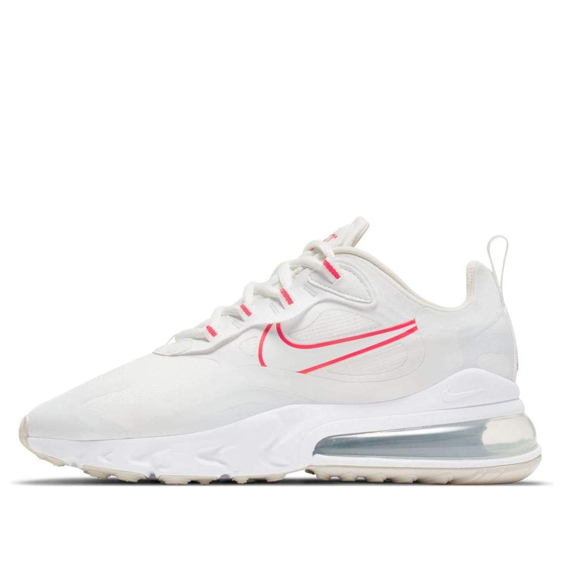 (WMNS) Nike Air Max 270 React 'Summit White Siren Red' CV8818-101