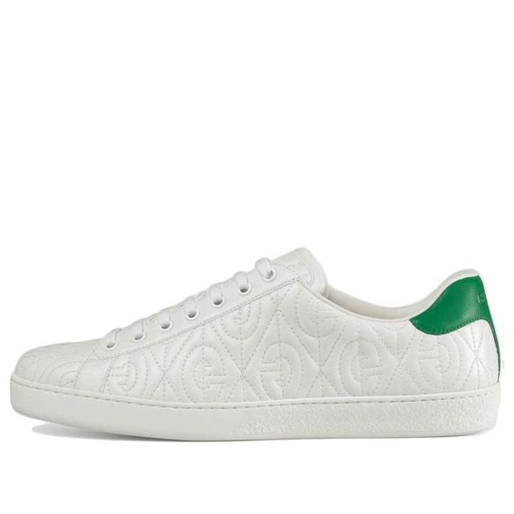 Gucci Ace G 'Rhombus White' 598833-0R0A0-9063