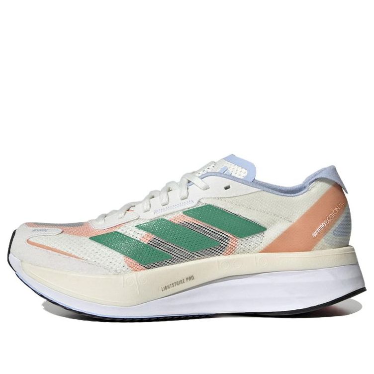(WMNS) adidas Adizero Boston 11 'White Tint Court Green' HQ3697
