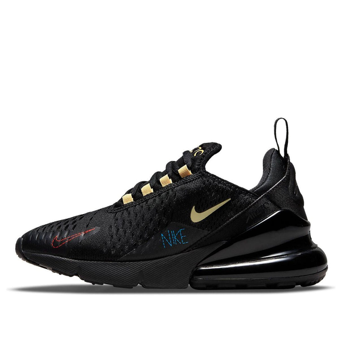 (GS) Nike Air Max 270 'Black Lime Ice Crimson' DN8001-001