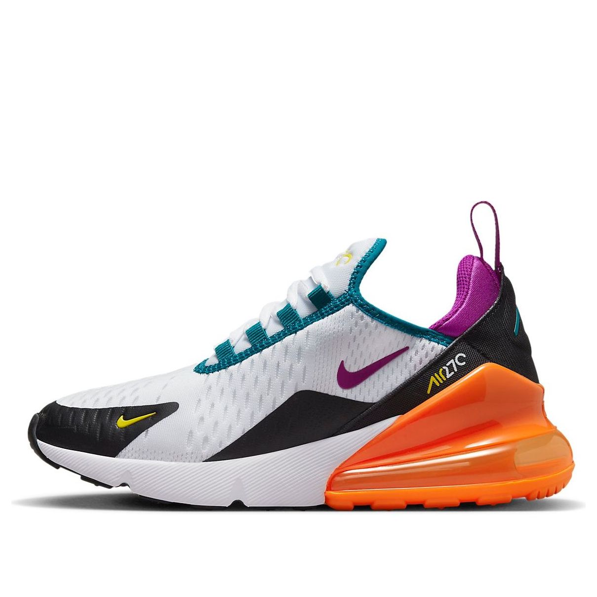 (GS) Nike Air Max 270 'White Orange Purple' FD0299-100