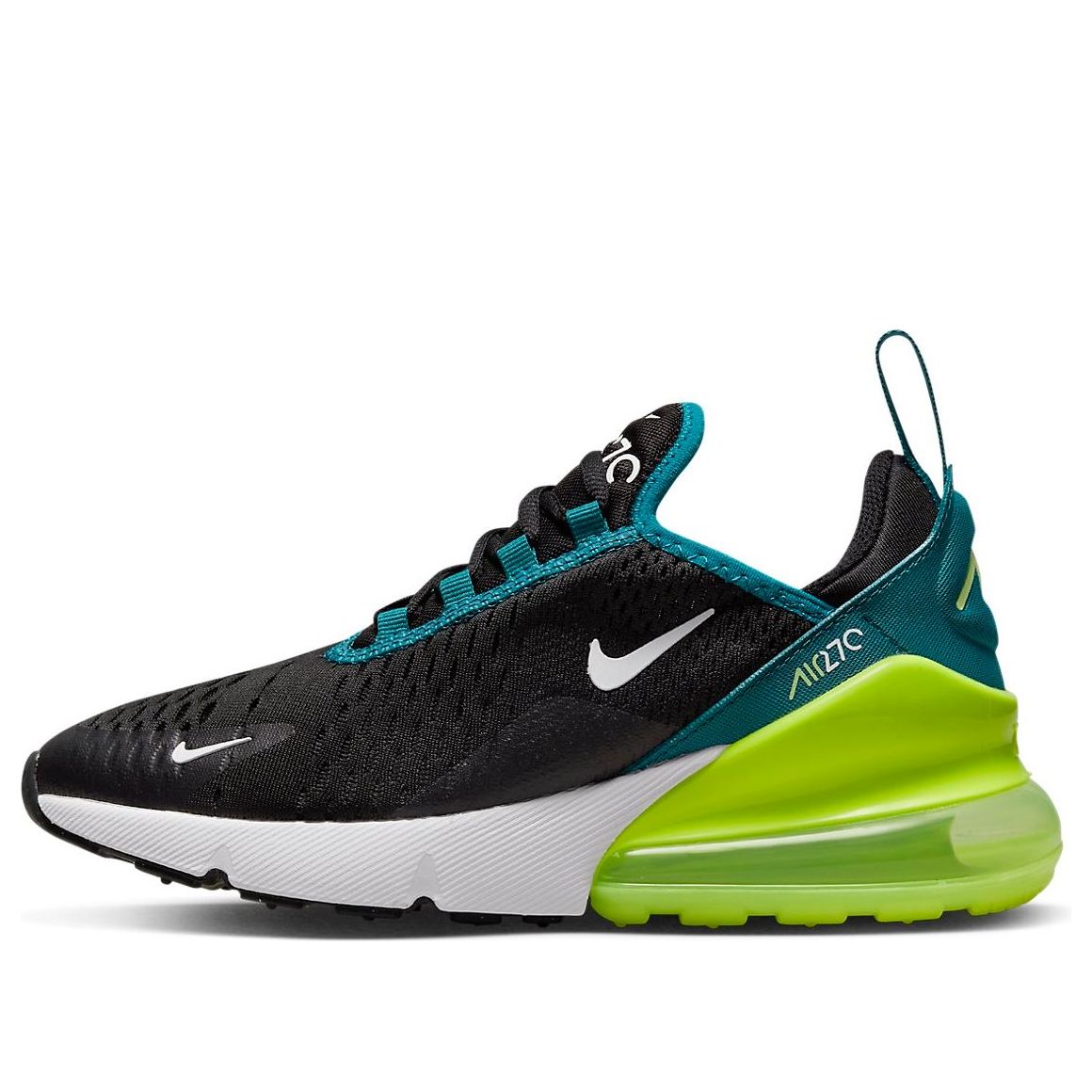 (GS) Nike Air Max 270 'Black Bright Spruce Volt' 943345-026
