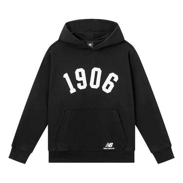 New Balance 1906 Logo Hoodie Asia Sizing 'Black' AMT23333-BK