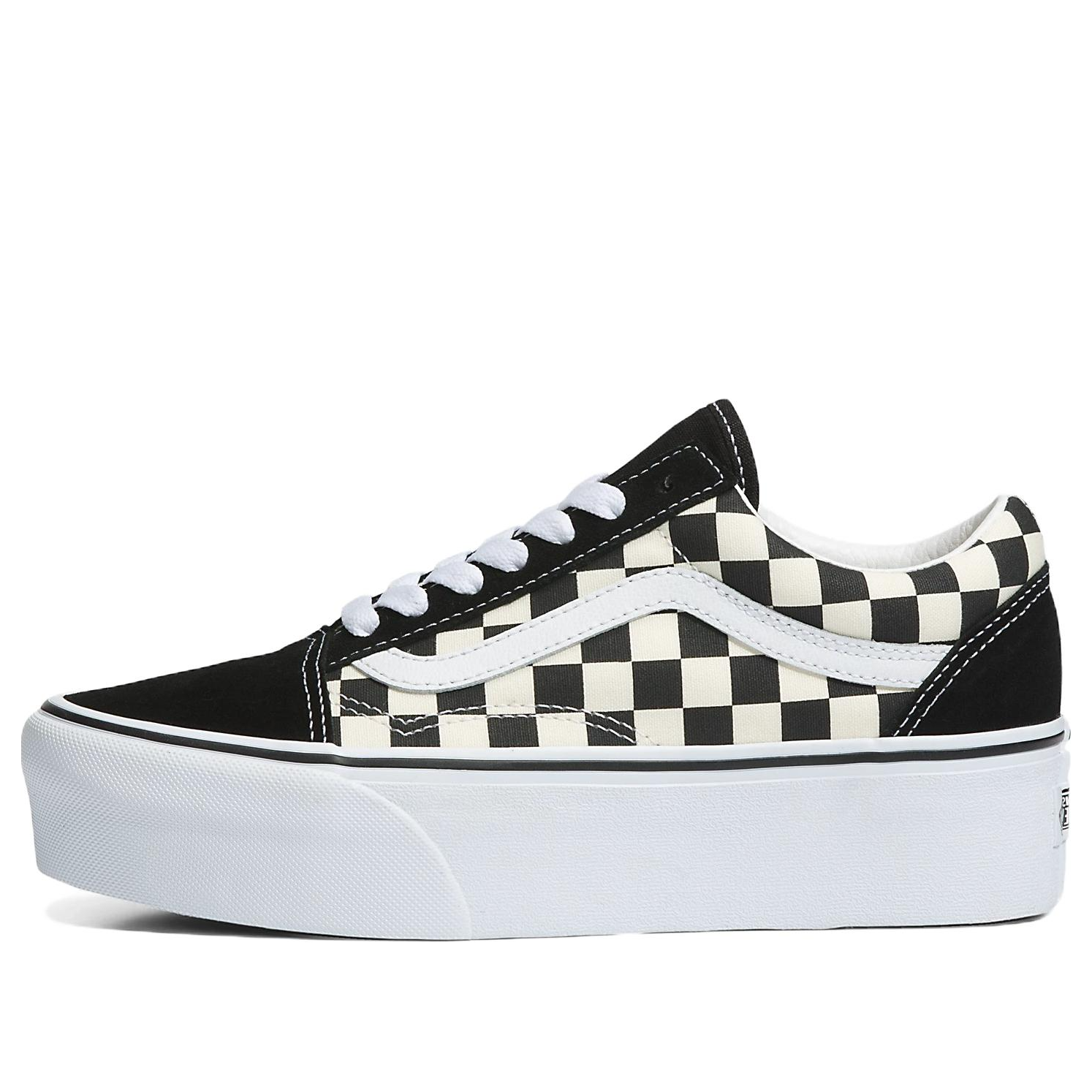 Vans Old Skool Stackform Checkerboard 'Black White' VN0A7Q5MTYQ
