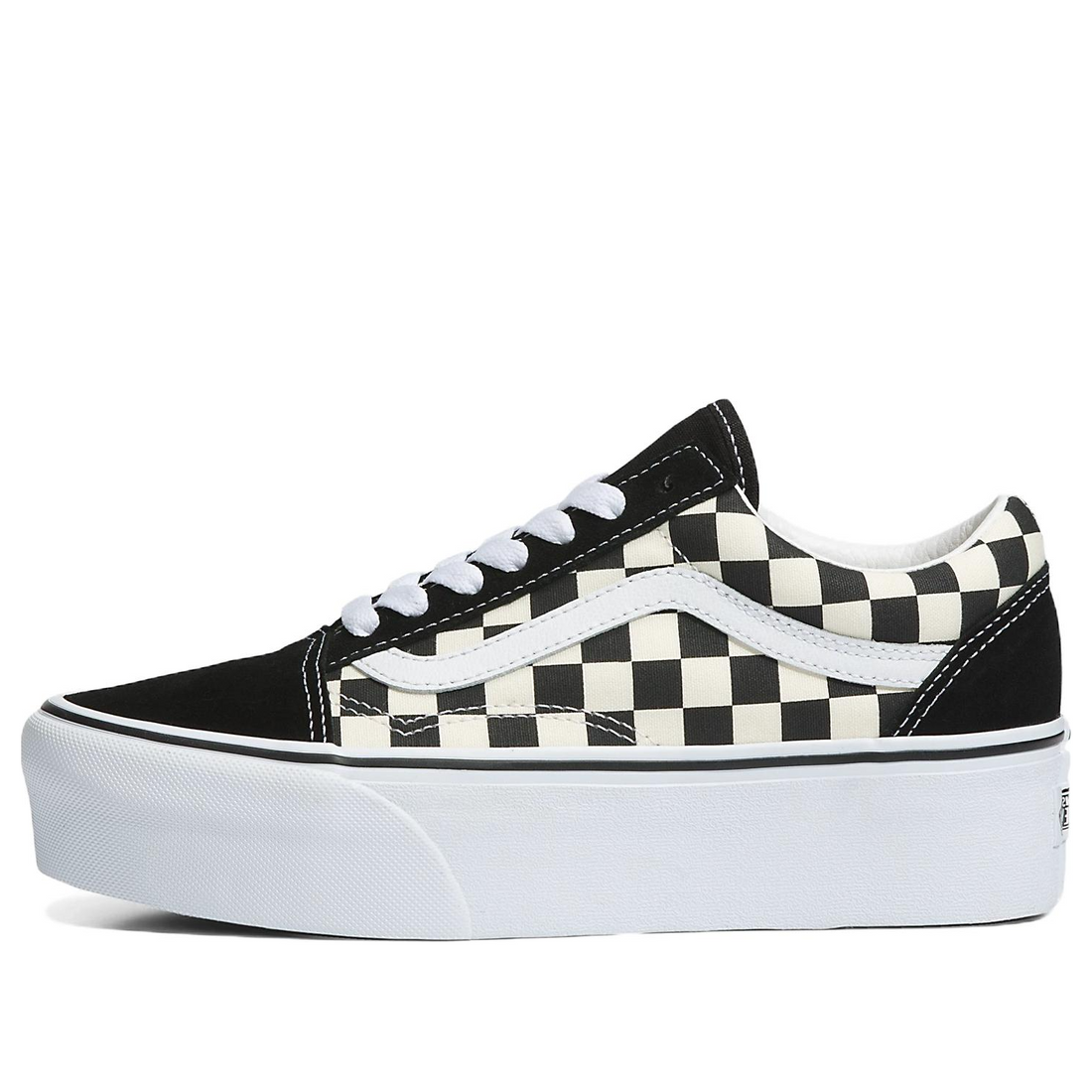 Vans Old Skool Stackform Checkerboard 'Black White' VN0A7Q5MTYQ