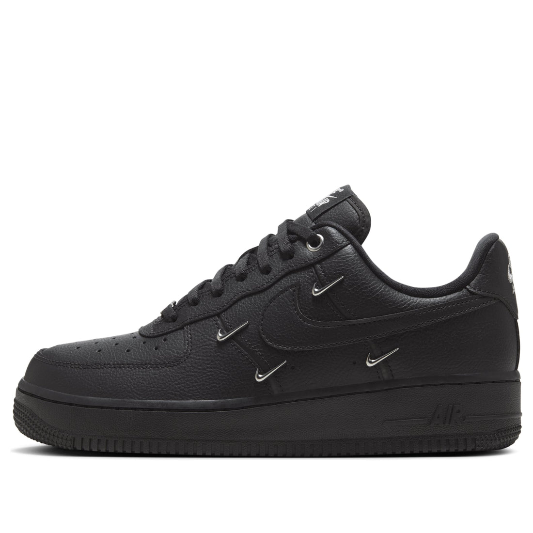 (WMNS) Nike Air Force 1 Low 'Black Silver Mini Swoosh' HQ1180-001