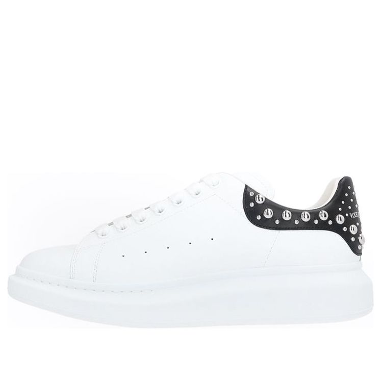 Alexander McQueen Oversized Sneaker 'White Black Studded' 662643WHTQQ9089