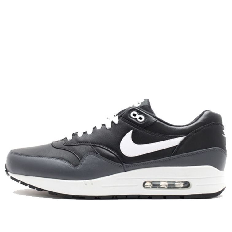 Nike Air Max 1 Leather 'Black Grey White' 654466-001