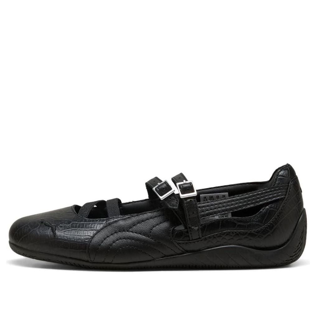 (WMNS) PUMA Speedcat Ballet 'Croc Print Black' 405327-01