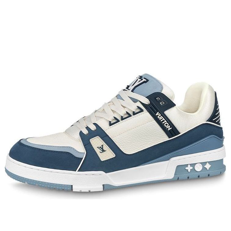 LOUIS VUITTON LV Trainers 'White Blue' 1ABLUQ