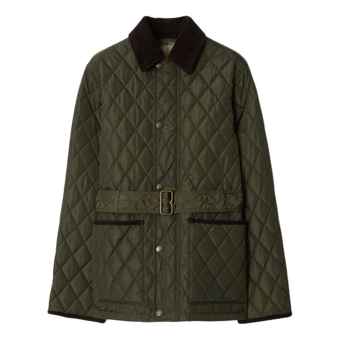 (WMNS) Burberry 25 Quilted Nylon Jacket 'Green' 81103771