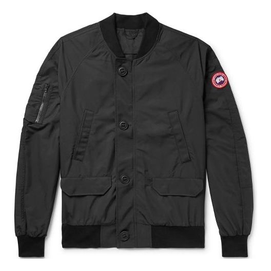 Canada Goose Faber Canadian Goose Lightweight Pilot Jacket For Men Black 2415M-61