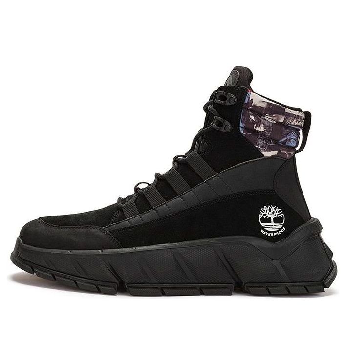 Timberland Turbo Sneaker Boots 'Black Nubuck' A5PJRW