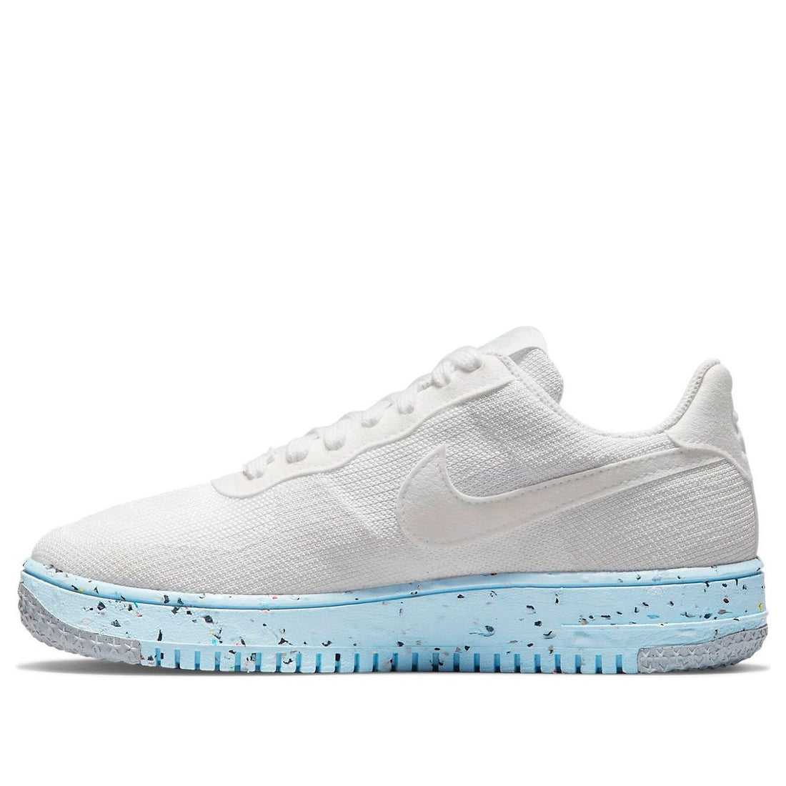 (WMNS) Nike Air Force 1 Crater Flyknit 'Pure Platinum' DC7273-100