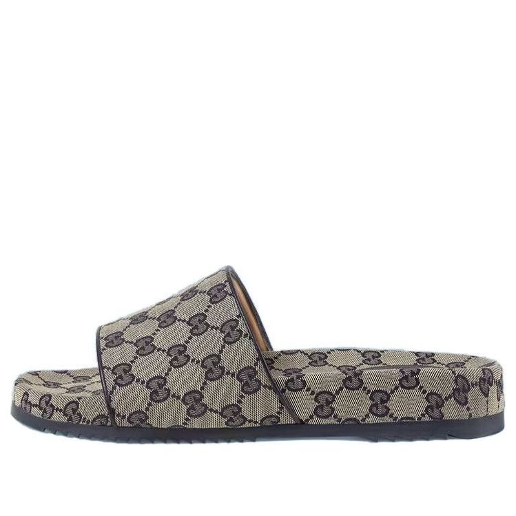 Gucci GG Slide Sandal 'Beige Blue Monogram' 692951-2HK60-4061