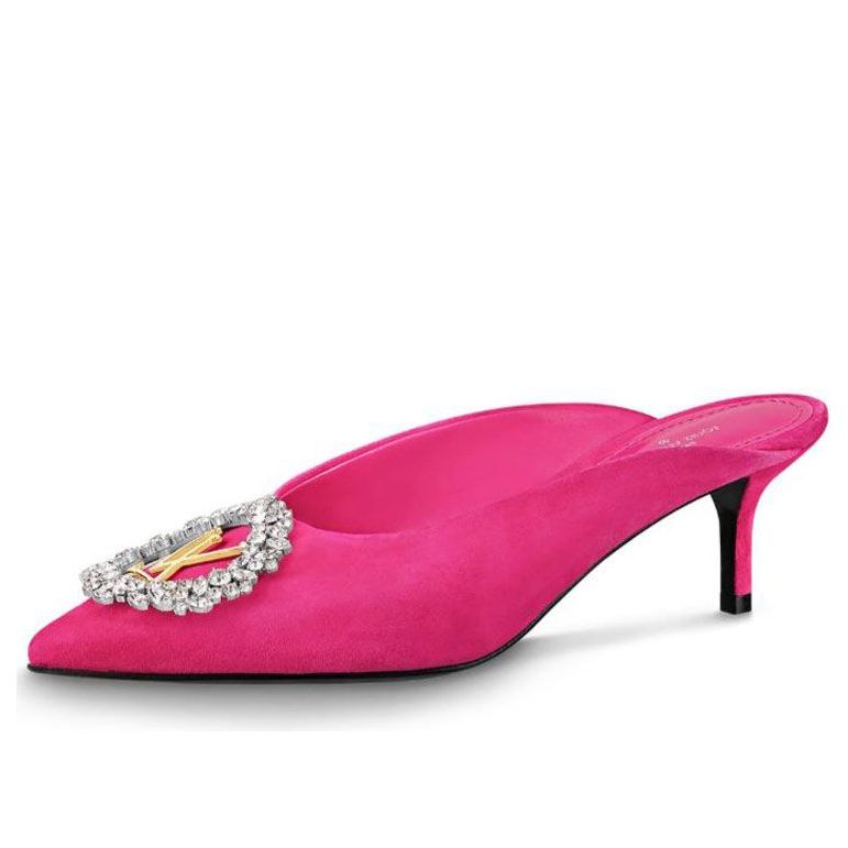 (WMNS) LOUIS VUITTON Madeleine Mule Heels 'Pink' 1A5BUY