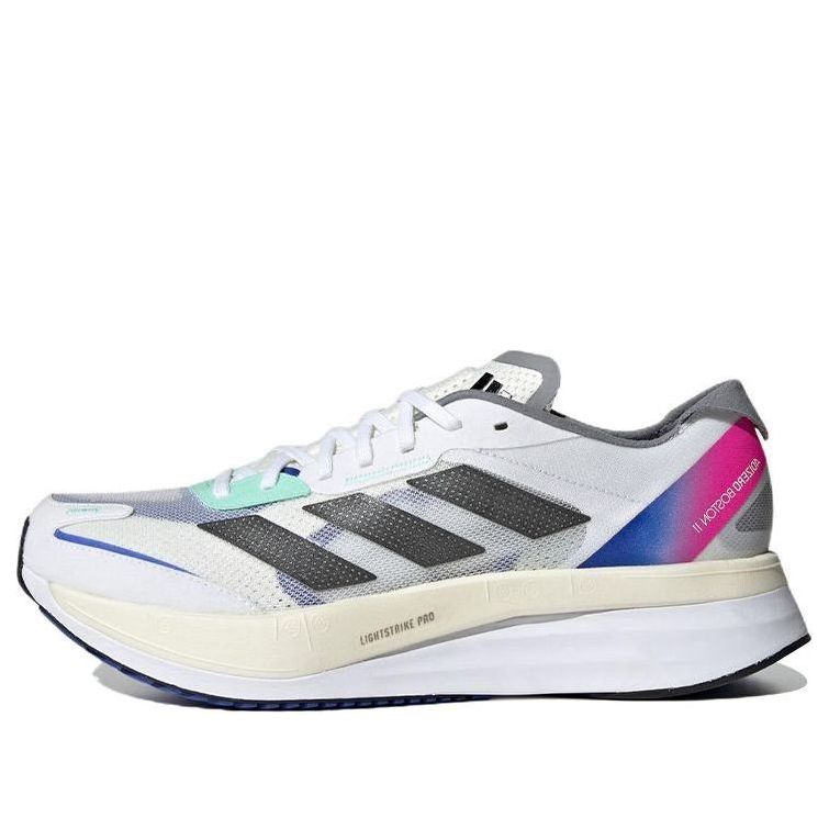 adidas Adizero Boston 11 'White Lucid Blue Fuchsia' HQ3693