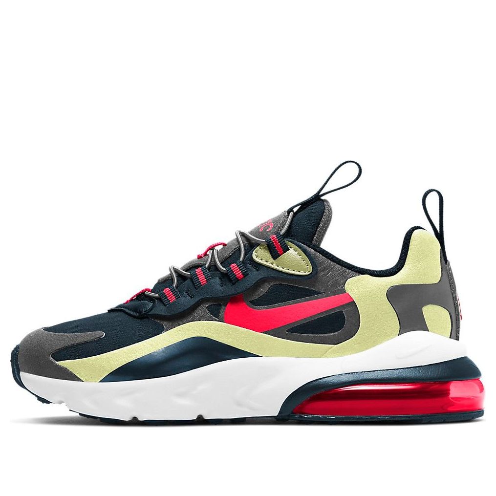(PS) Nike Air Max 270 React 'Iron Grey Lime Crimson' BQ0102-015