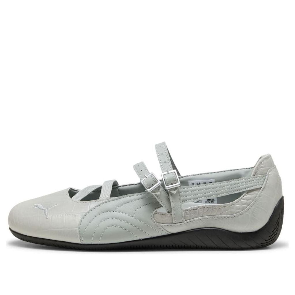 (WMNS) PUMA Speedcat Ballet 'Croc Print Vapor Gray' 405327-02