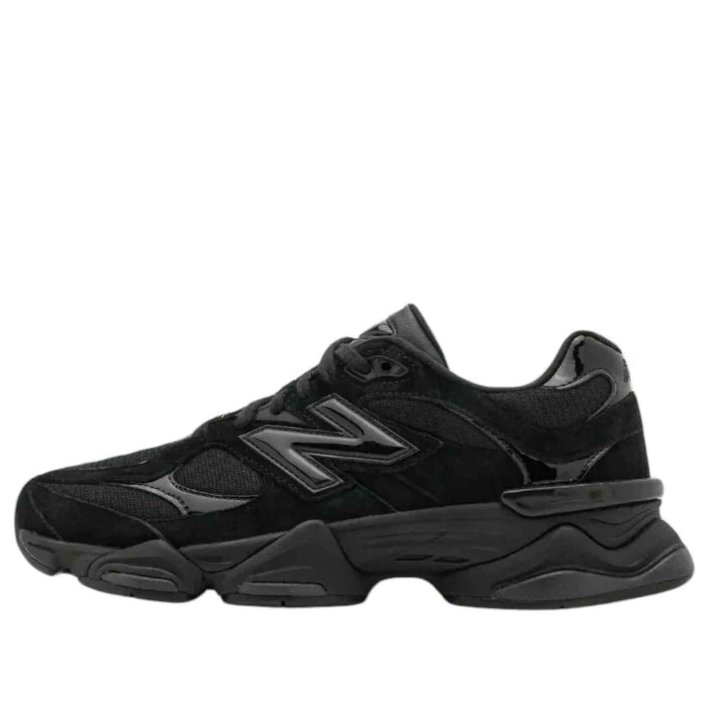 New Balance 9060 'Triple Black Patent' U9060ZBO