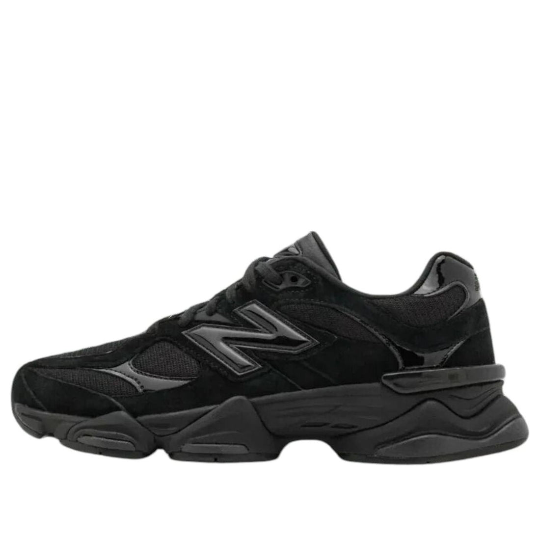New Balance 9060 'Triple Black Patent' U9060ZBO