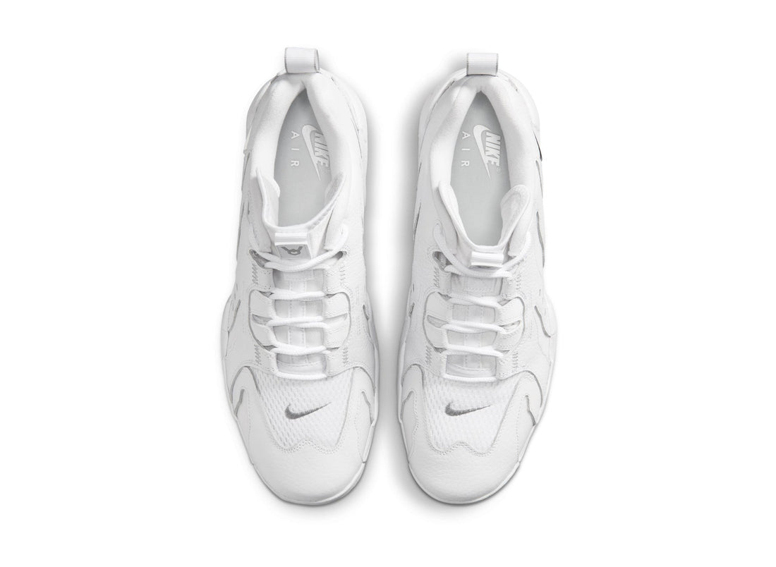 Nike Air DT Max '96 Low in White / Metallic Silver