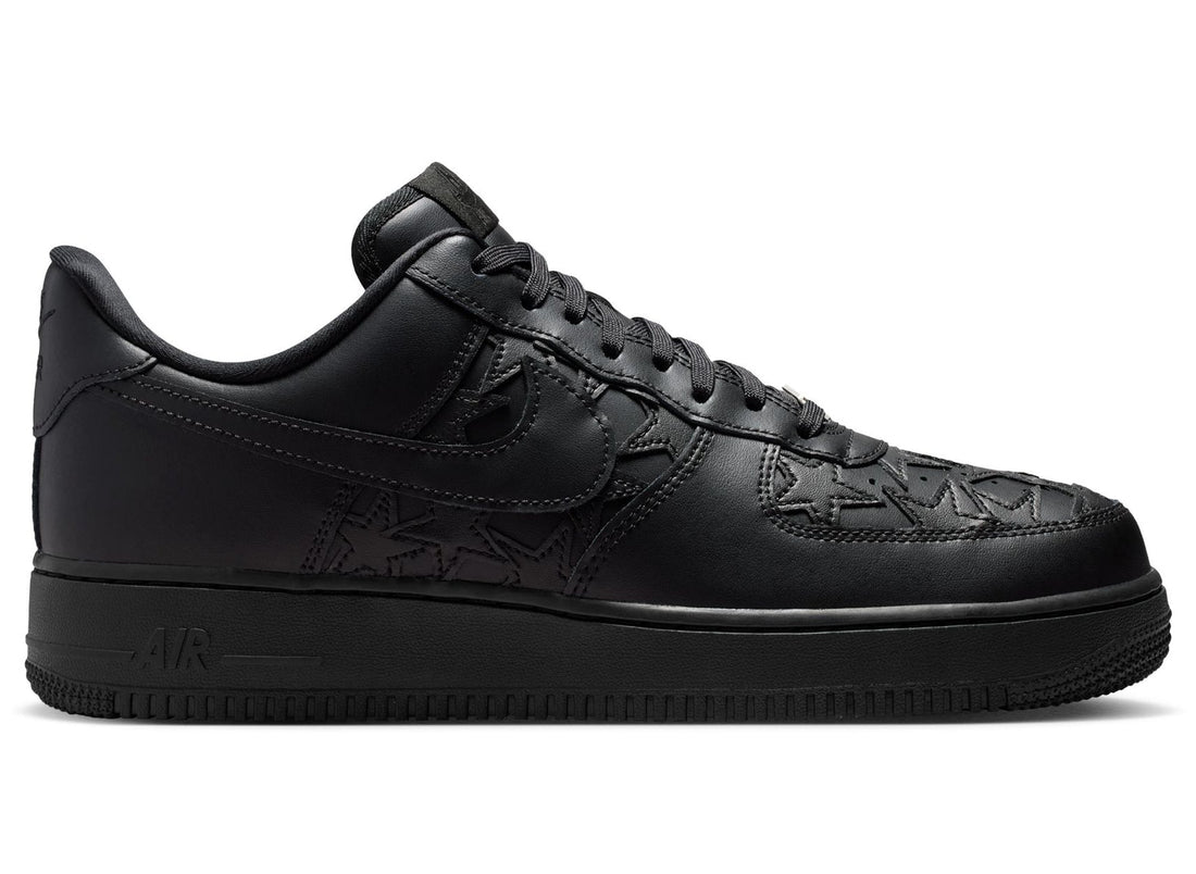 Nike Air Force 1 '07 Edge in Black / Metallic Silver