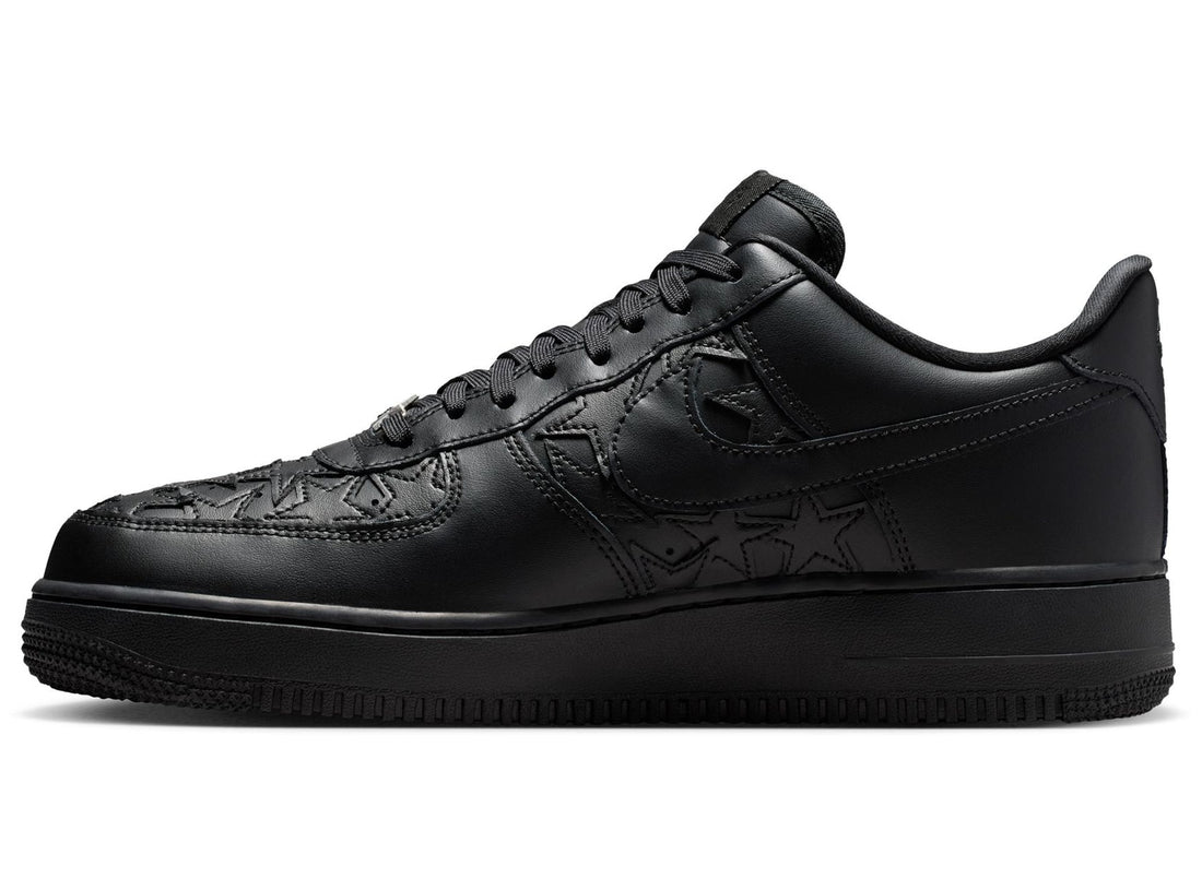 Nike Air Force 1 '07 Edge in Black / Metallic Silver
