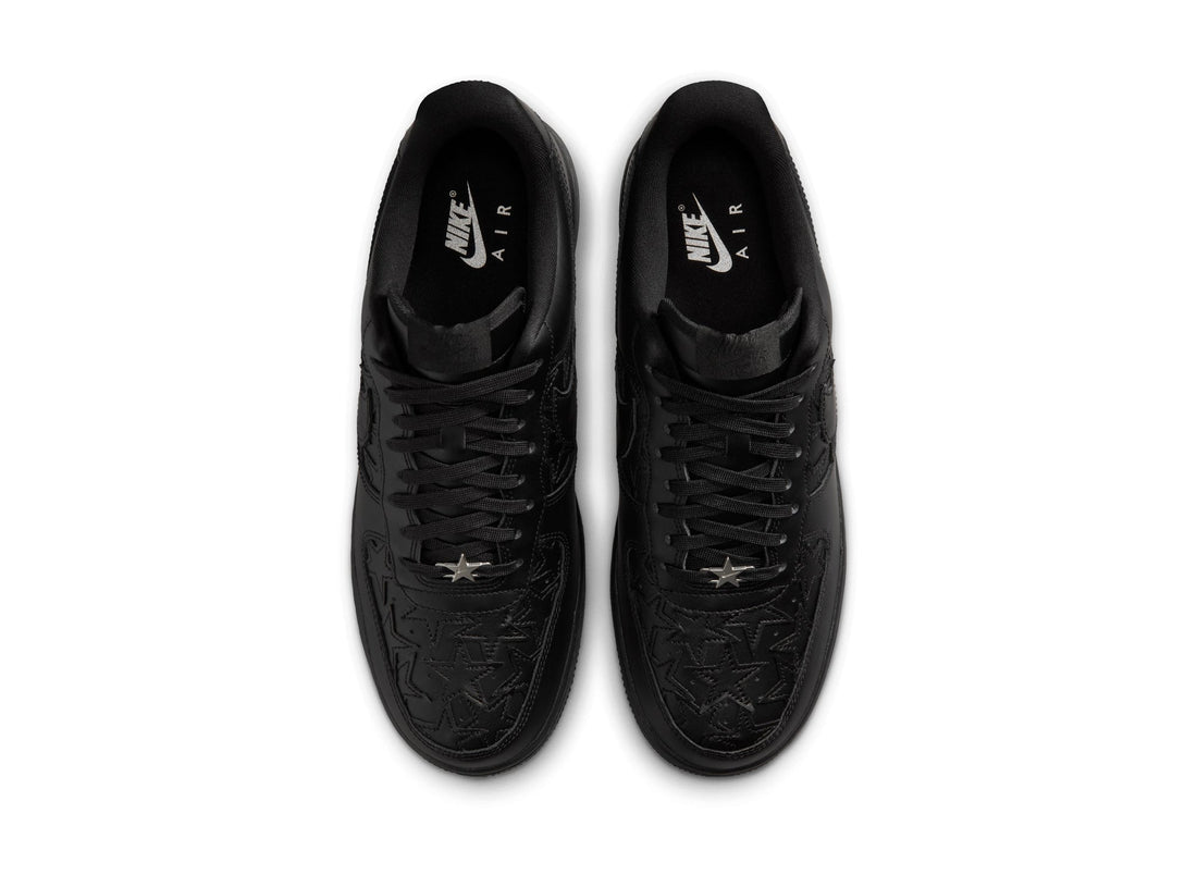 Nike Air Force 1 '07 Edge in Black / Metallic Silver