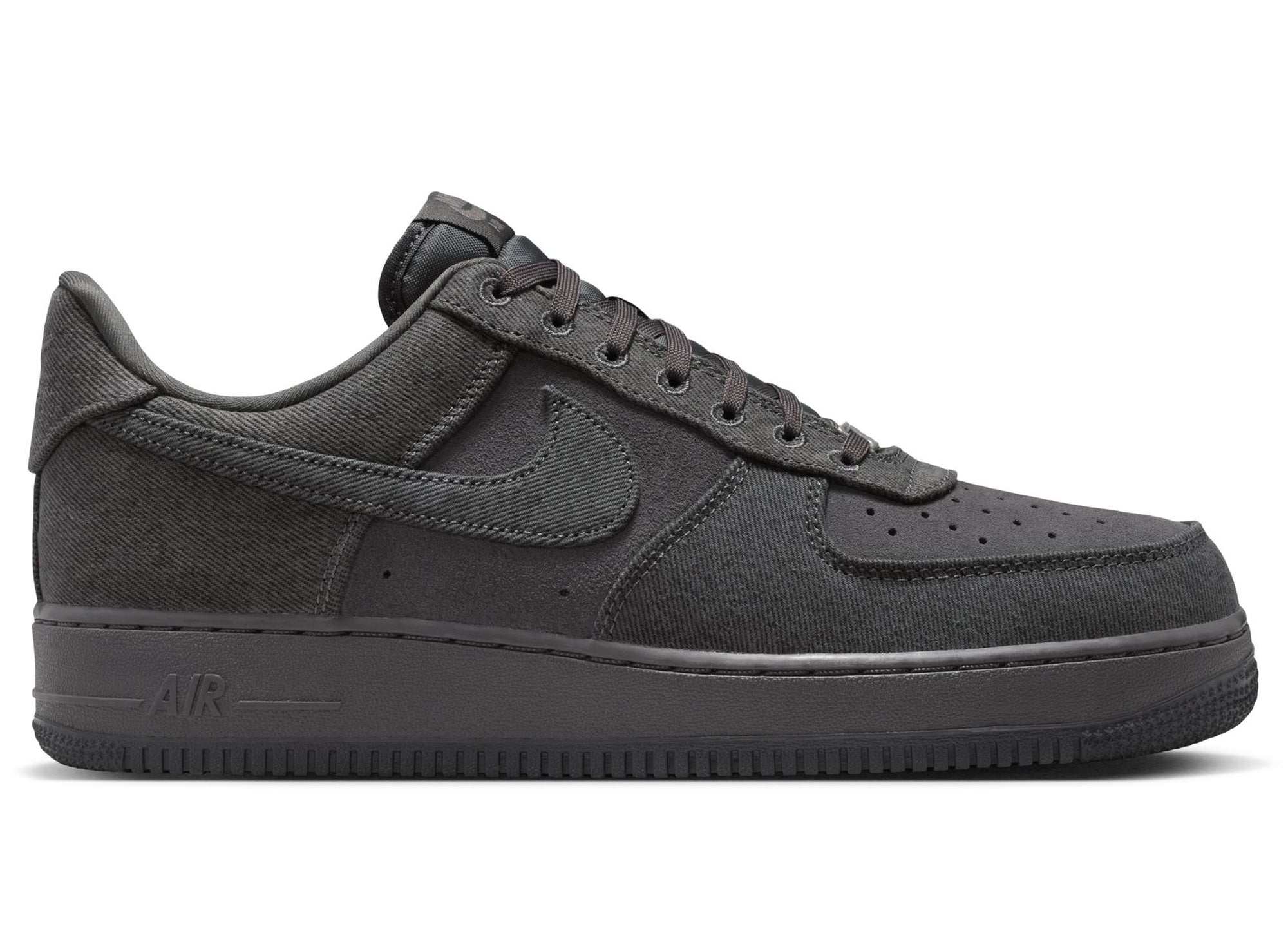 Nike Air Force 1 '07 LV8 "Denim" in Anthracite