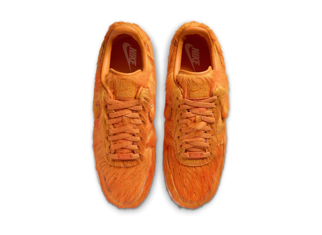 Nike Air Force 1 Low 'Orange Pony Hair' in Campfire Orange / Sunset