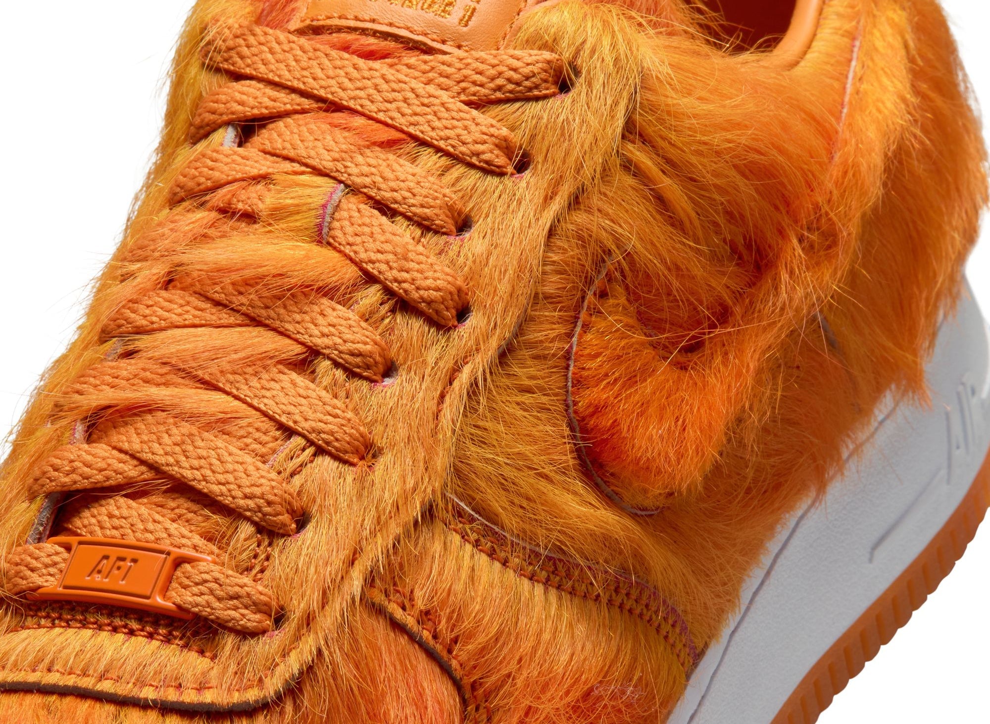 Nike Air Force 1 Low 'Orange Pony Hair' in Campfire Orange / Sunset