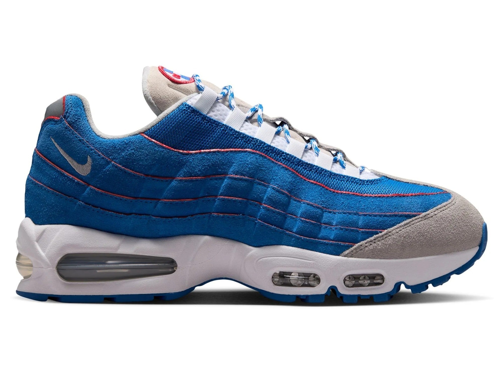 Nike Air Max 95 Big Bubble in Blue Sapphire / Metallic Silver
