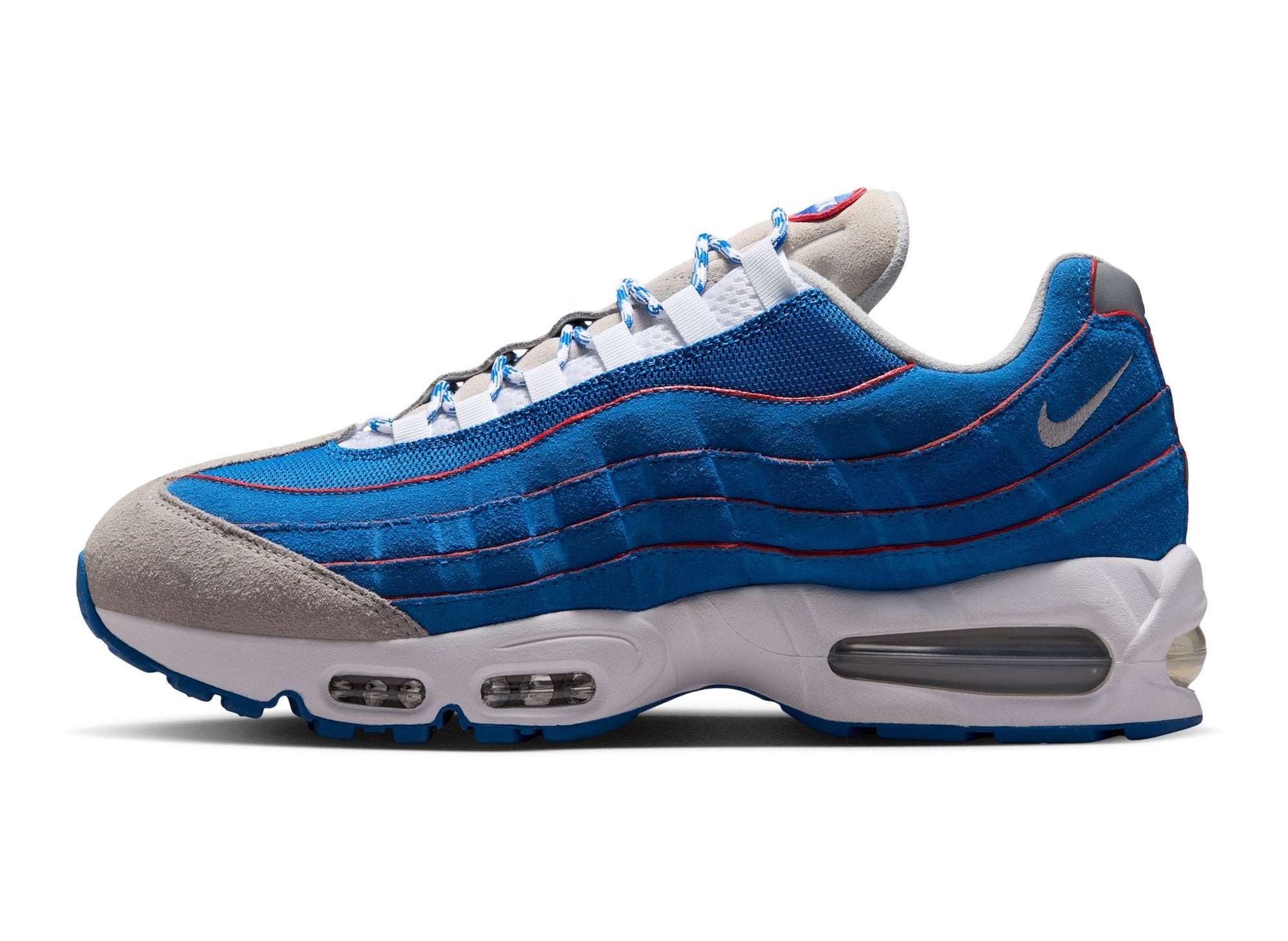 Nike Air Max 95 Big Bubble in Blue Sapphire / Metallic Silver