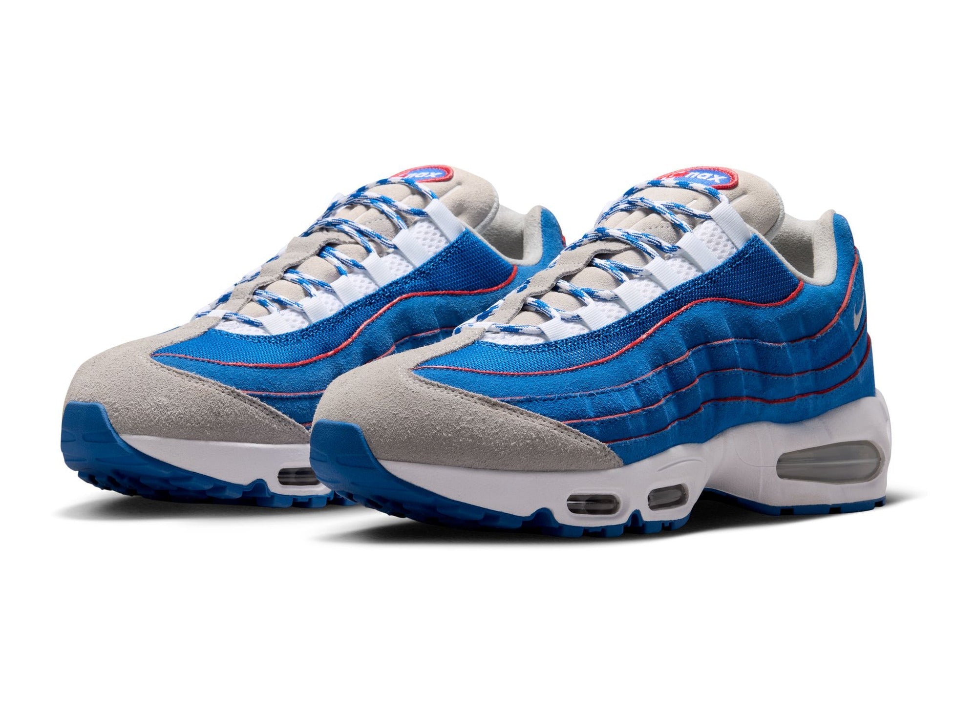 Nike Air Max 95 Big Bubble in Blue Sapphire / Metallic Silver