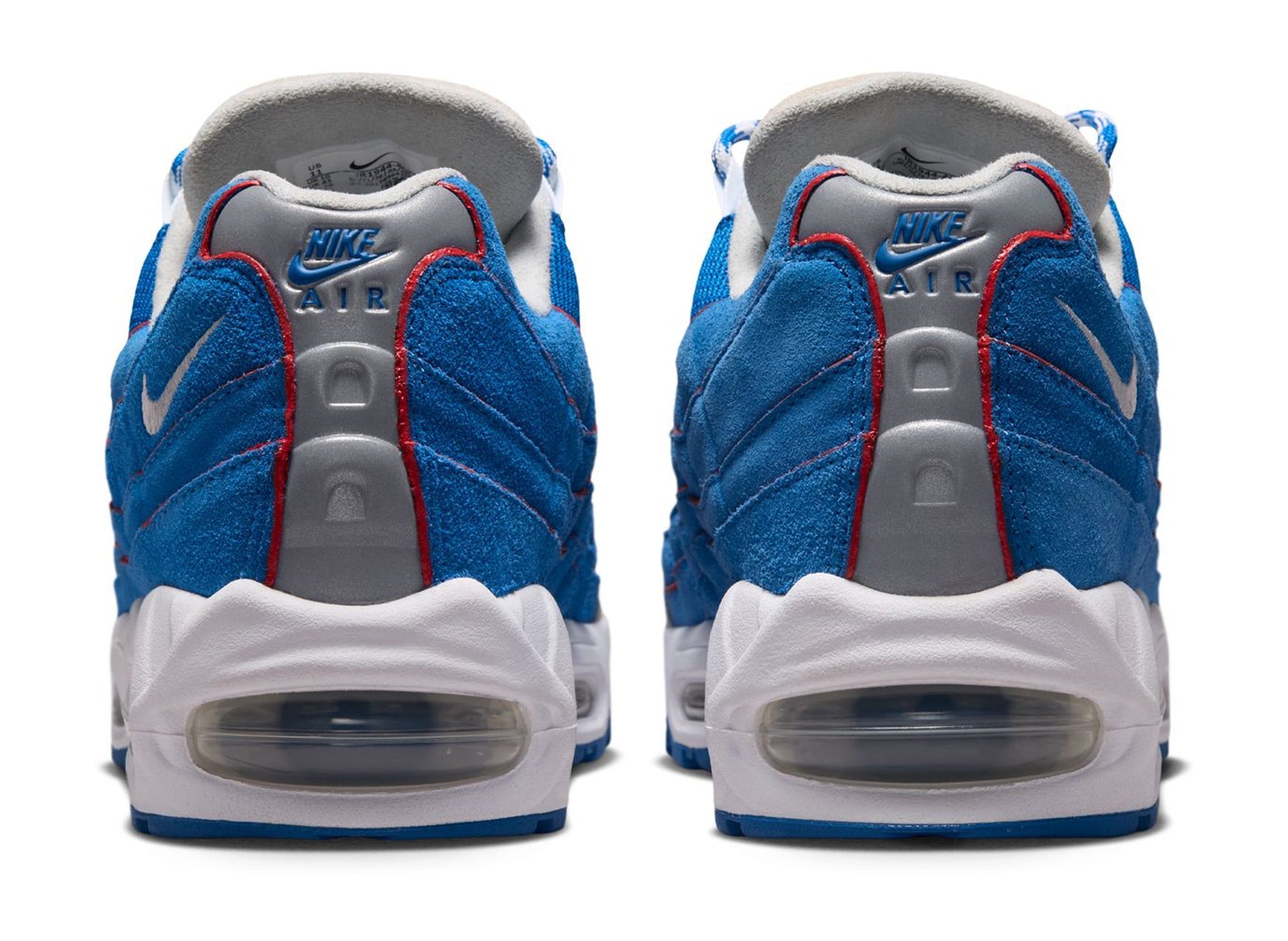 Nike Air Max 95 Big Bubble in Blue Sapphire / Metallic Silver