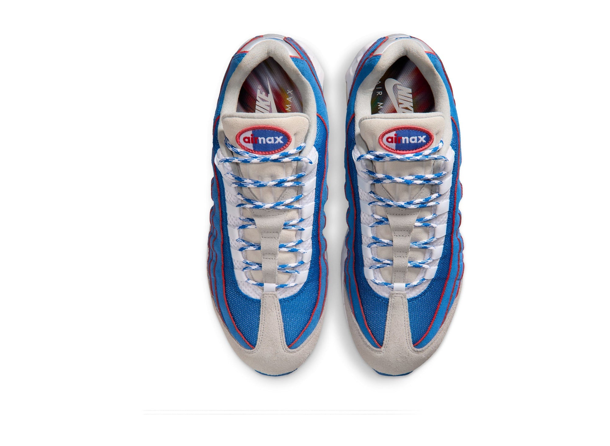 Nike Air Max 95 Big Bubble in Blue Sapphire / Metallic Silver