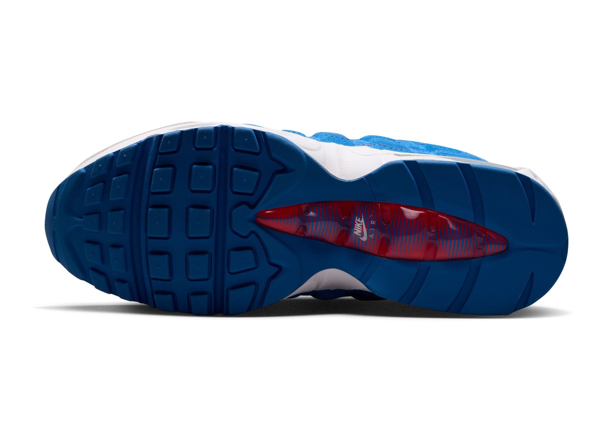 Nike Air Max 95 Big Bubble in Blue Sapphire / Metallic Silver