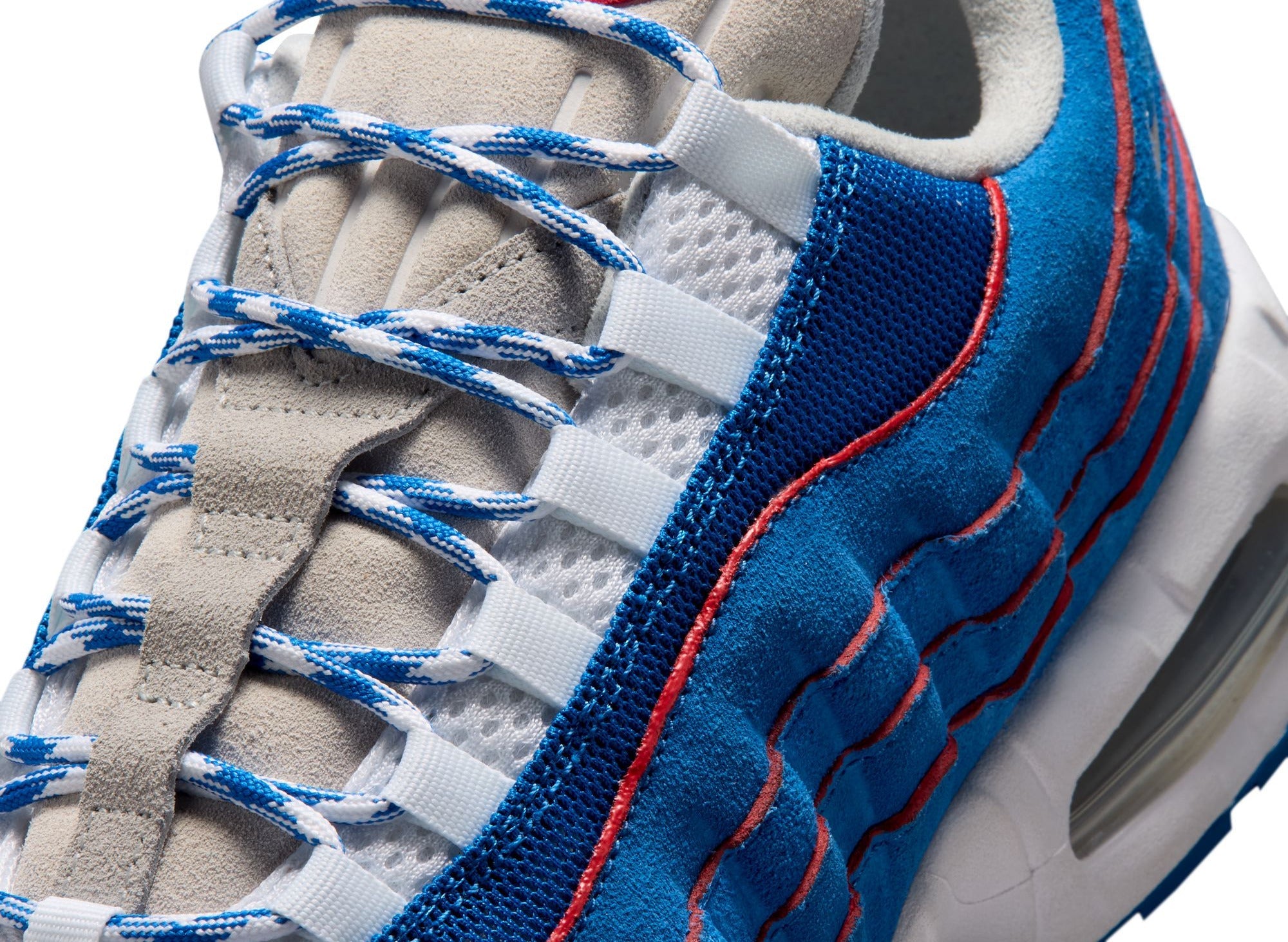 Nike Air Max 95 Big Bubble in Blue Sapphire / Metallic Silver