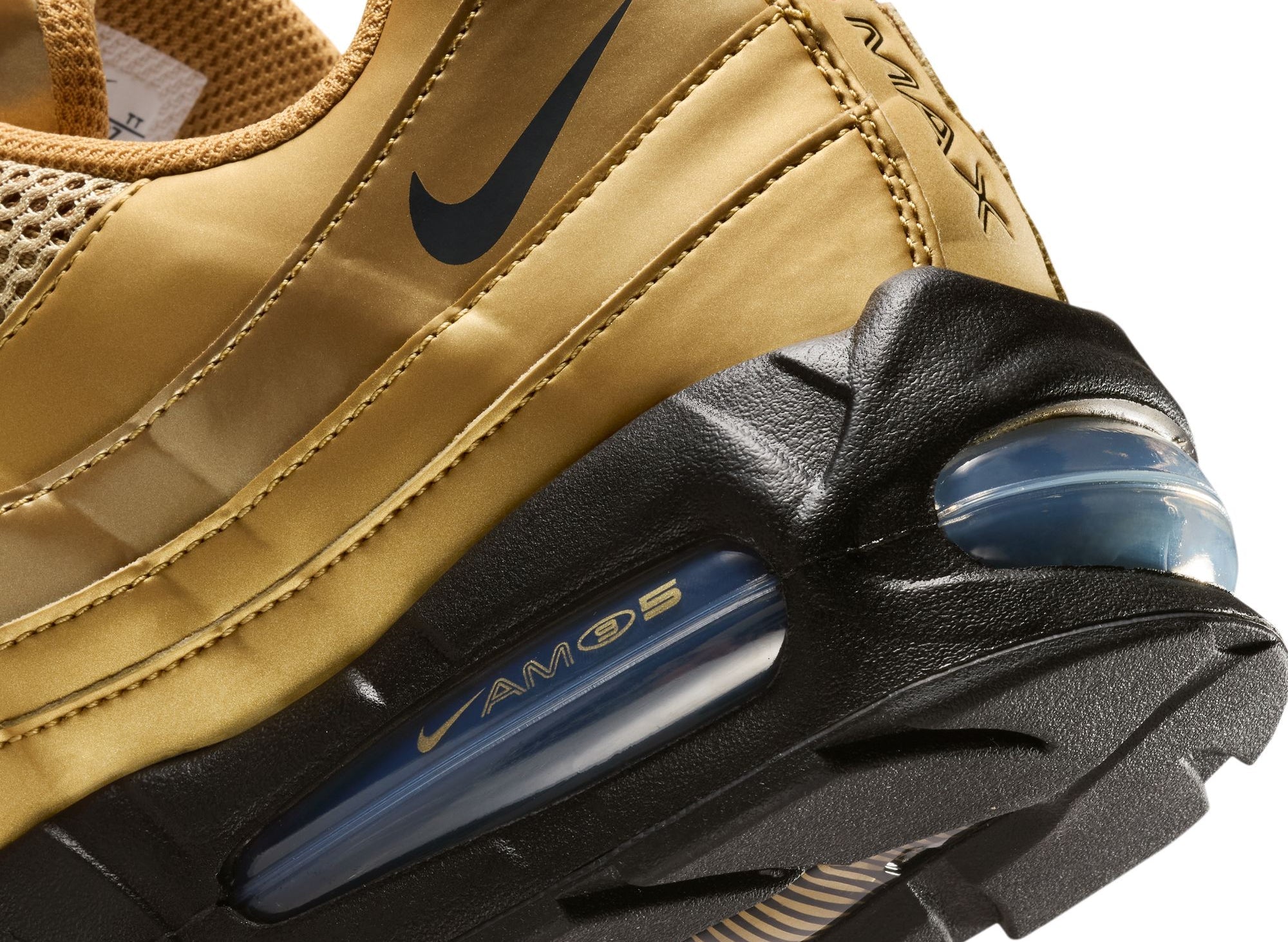Nike Air Max 95 "Big Bubble" in Metallic Gold