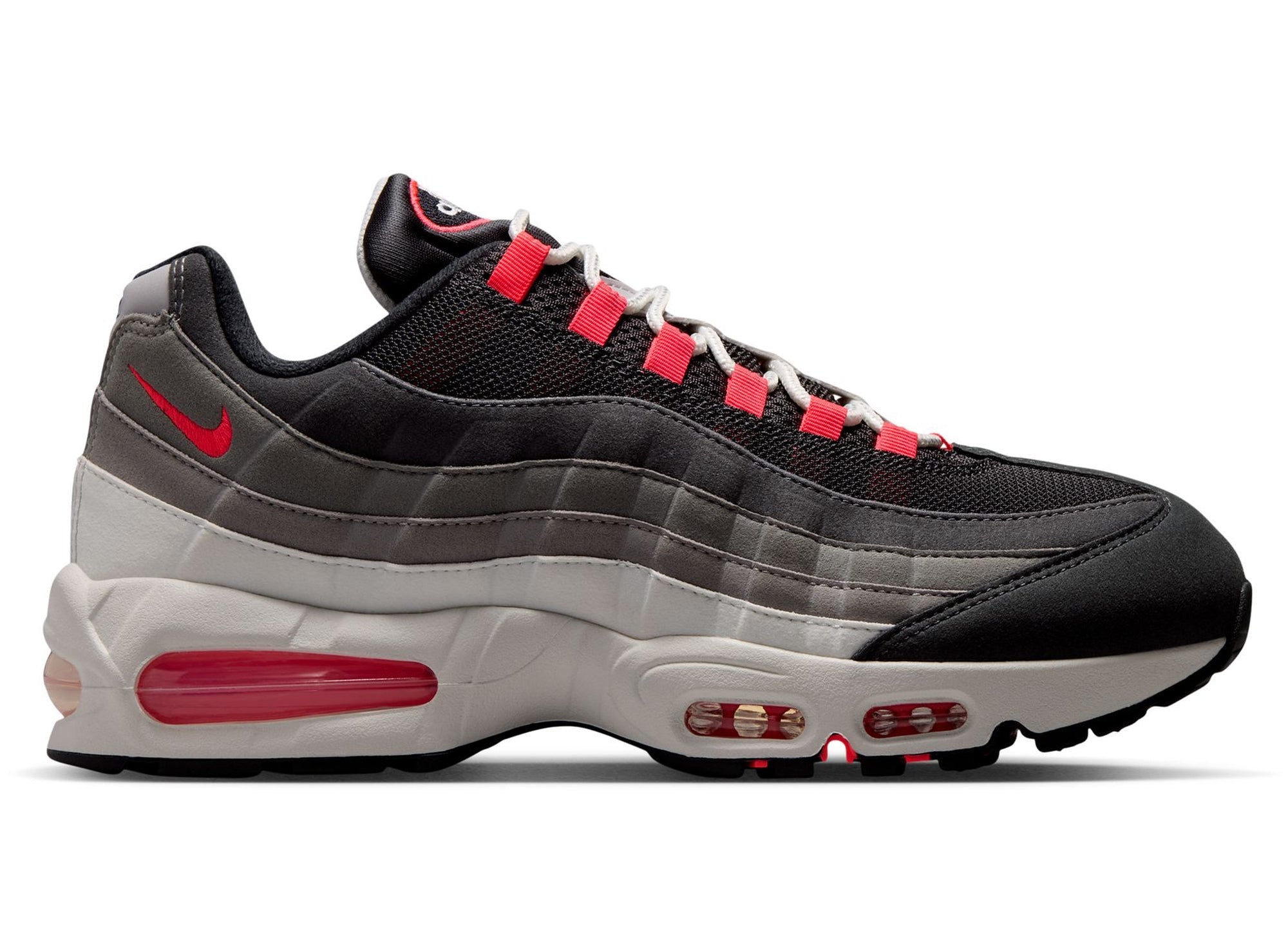 Nike Air Max 95 Big Bubble Premium in Anthracite / Solar Red