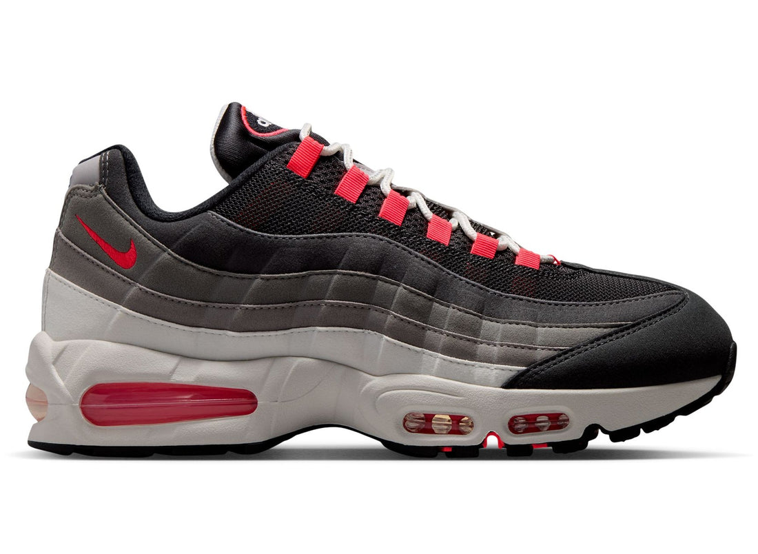 Nike Air Max 95 Big Bubble Premium in Anthracite / Solar Red