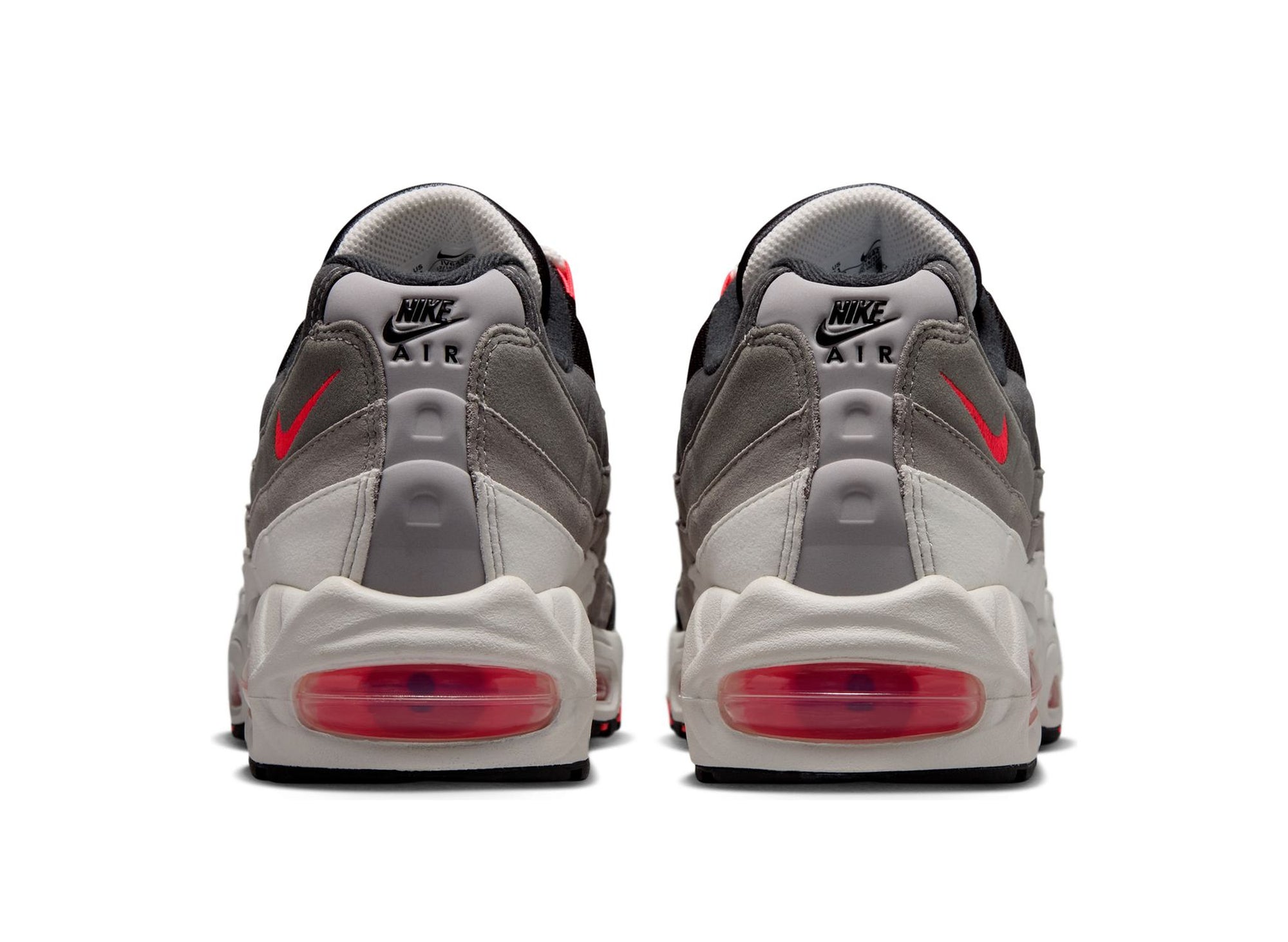 Nike Air Max 95 Big Bubble Premium in Anthracite / Solar Red