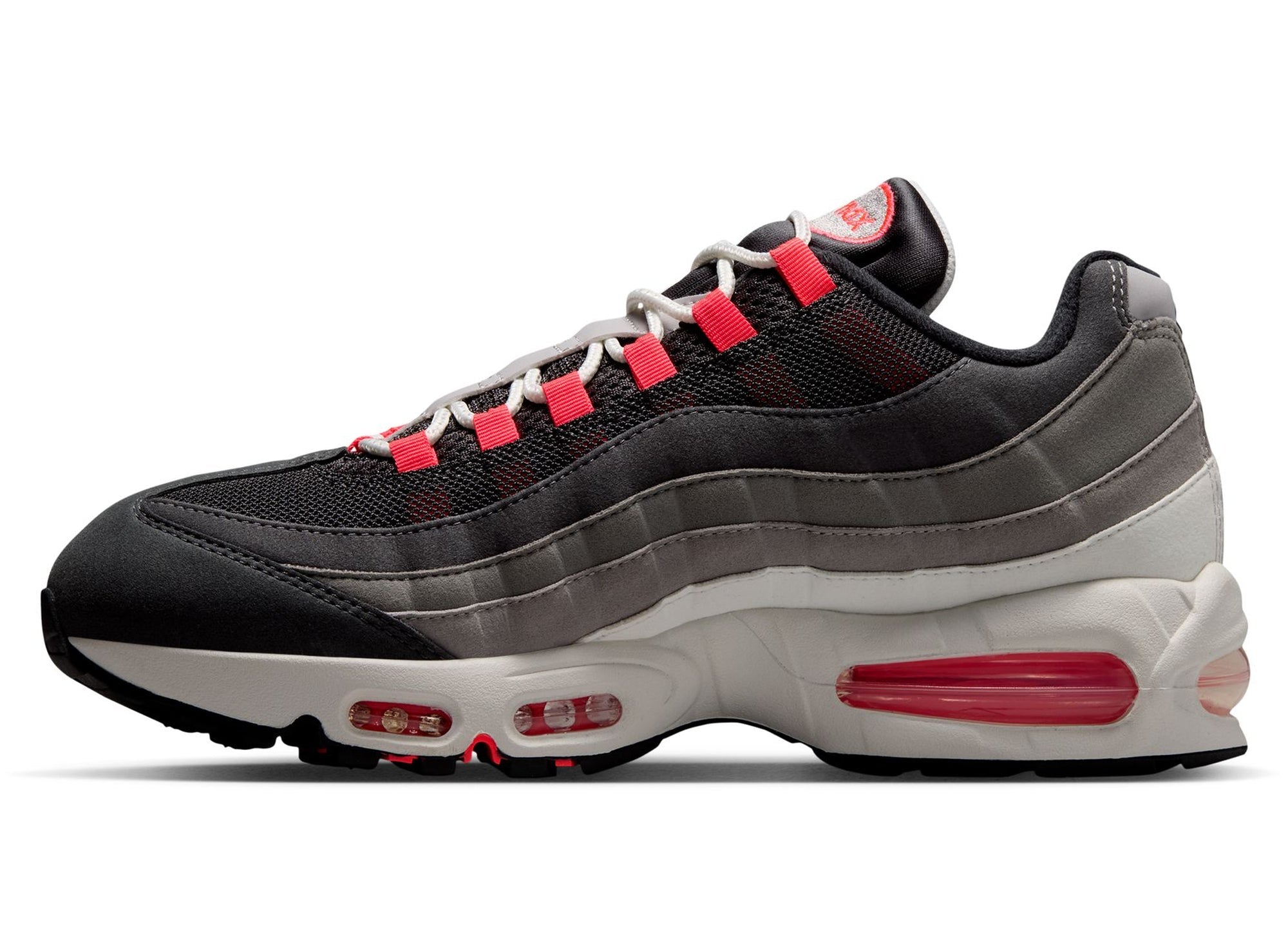 Nike Air Max 95 Big Bubble Premium in Anthracite / Solar Red