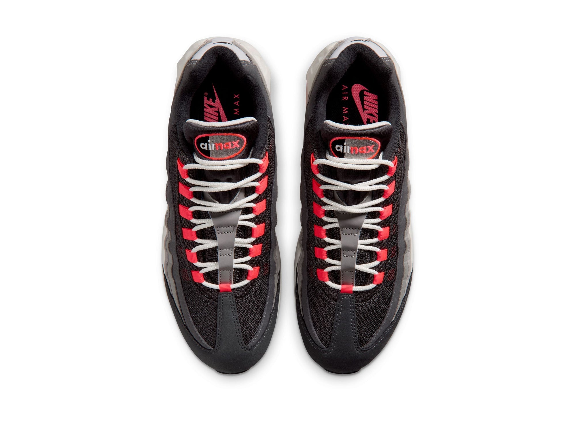 Nike Air Max 95 Big Bubble Premium in Anthracite / Solar Red