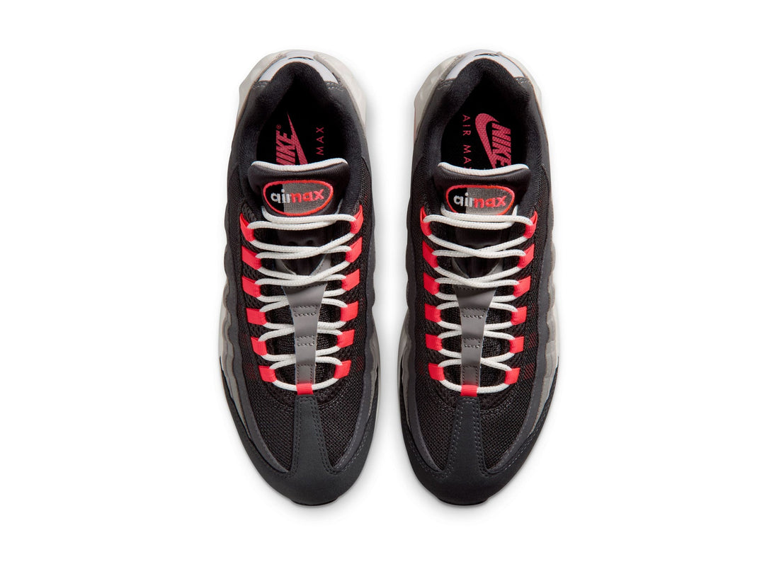Nike Air Max 95 Big Bubble Premium in Anthracite / Solar Red