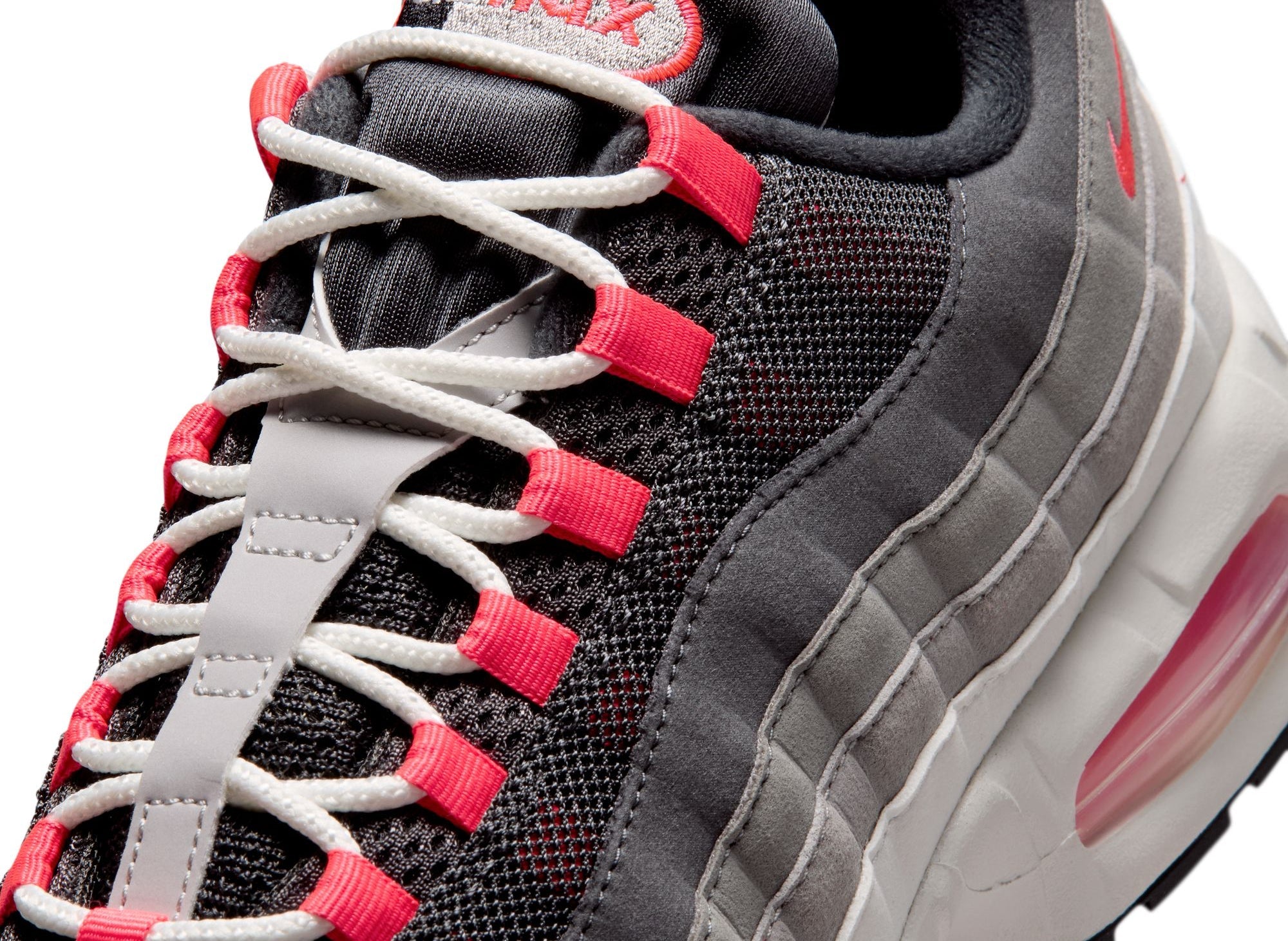Nike Air Max 95 Big Bubble Premium in Anthracite / Solar Red