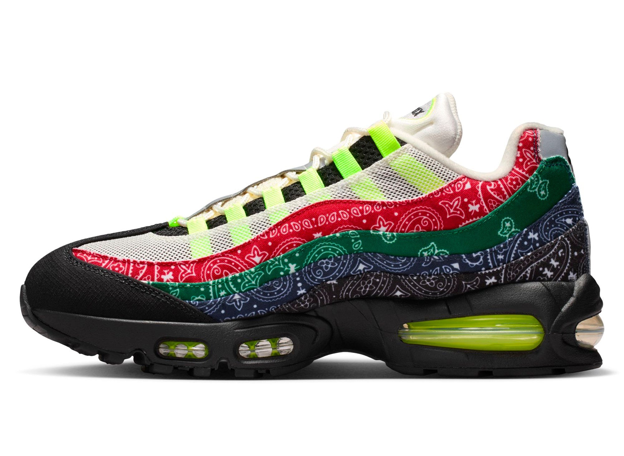 Nike Air Max 95 Big Bubble SP in Sail / Volt