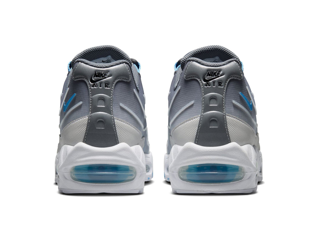 Nike Air Max 95 Big Bubble Tech in Smoke Grey / Football Blue