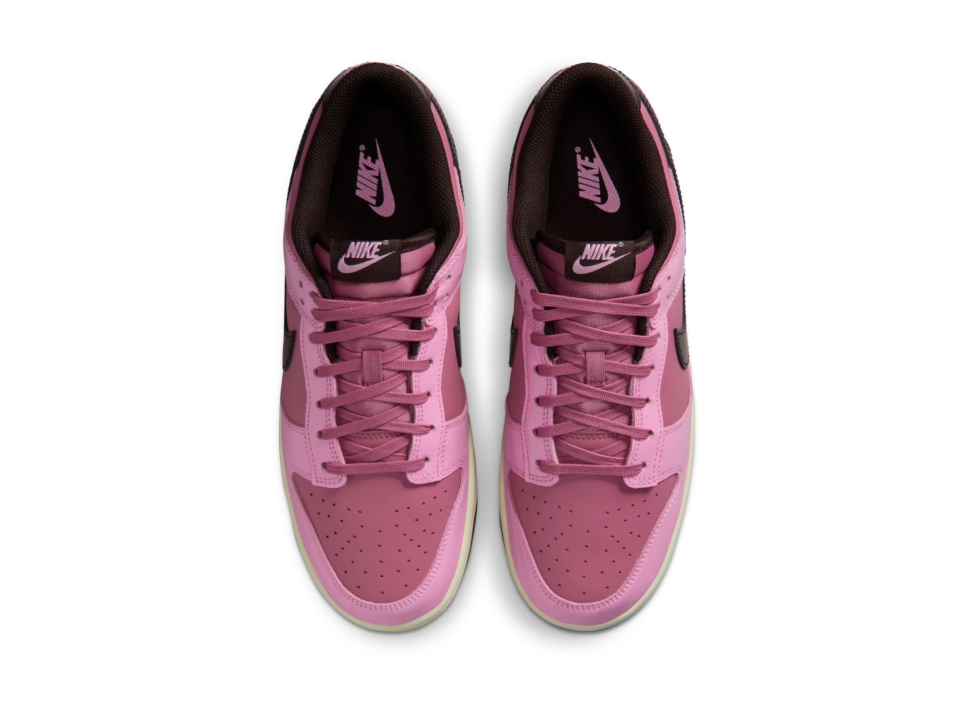Nike Dunk Low Retro in Pink Rise / Velvet Brown